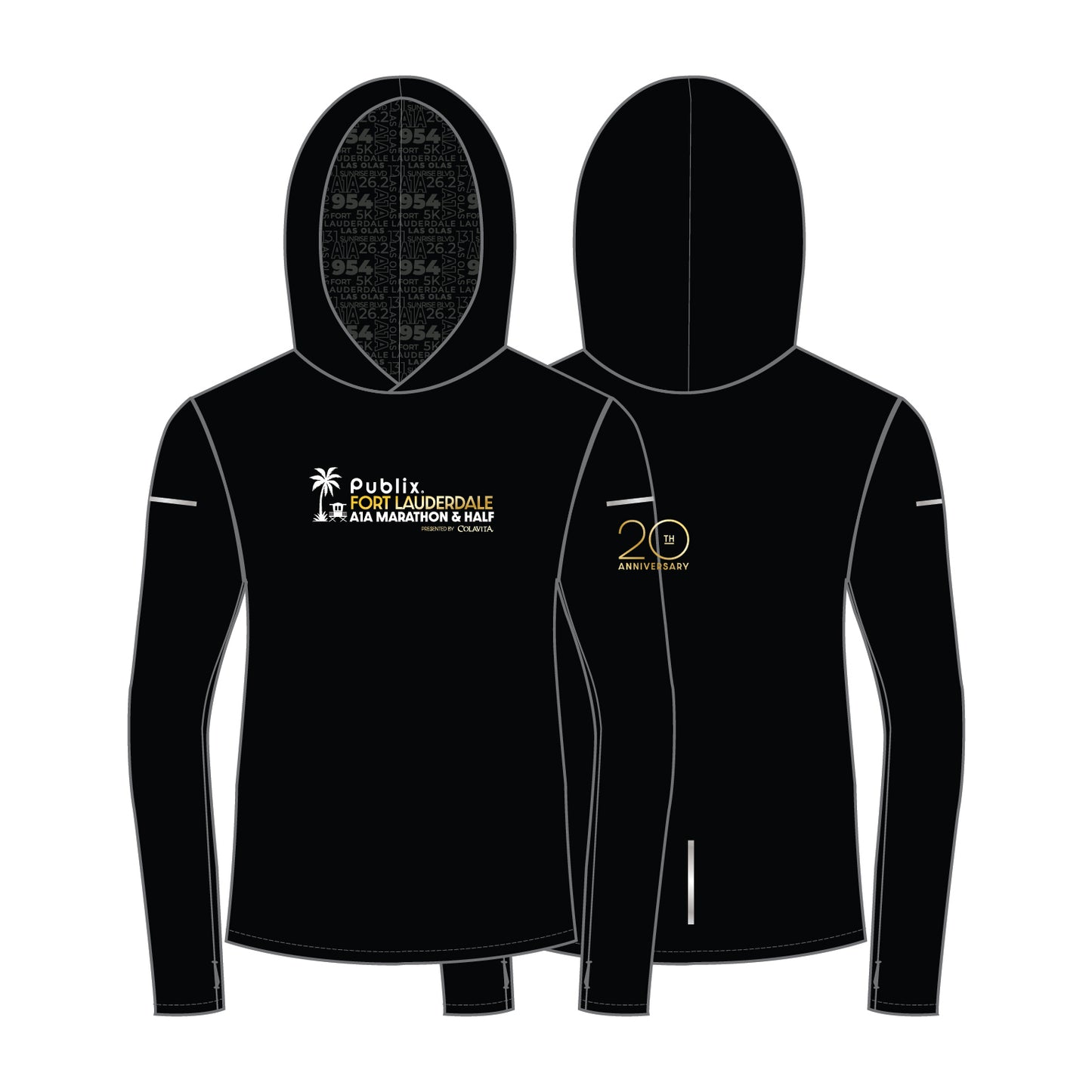 *PRE-ORDER* Men's Sublimated Performance 8k Hoody - Black