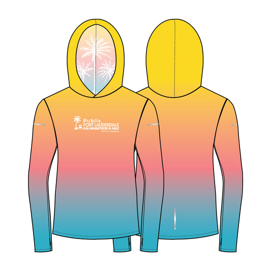 *PRE-ORDER* Women's Sublimated Performance 8k Hoody - Neon Palms