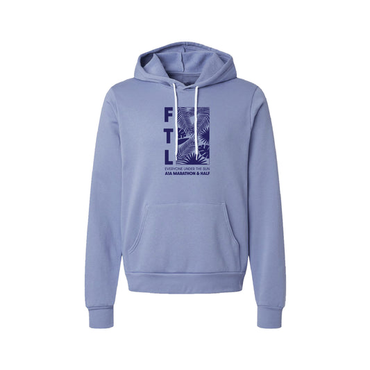 A1A Tri-Blend Pullover Fleece Hoodie - Unisex - Lavender