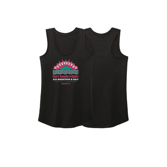 A1A Tri-Blend Sleeveless Tee - Womens - Black Tank