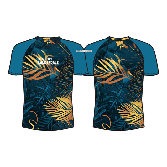 A1A Sublimated Performance Tee - Mens - Golden Palms